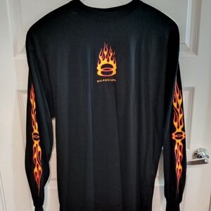 Balenciaga Flame Oversized Long Sleeve T-shirt